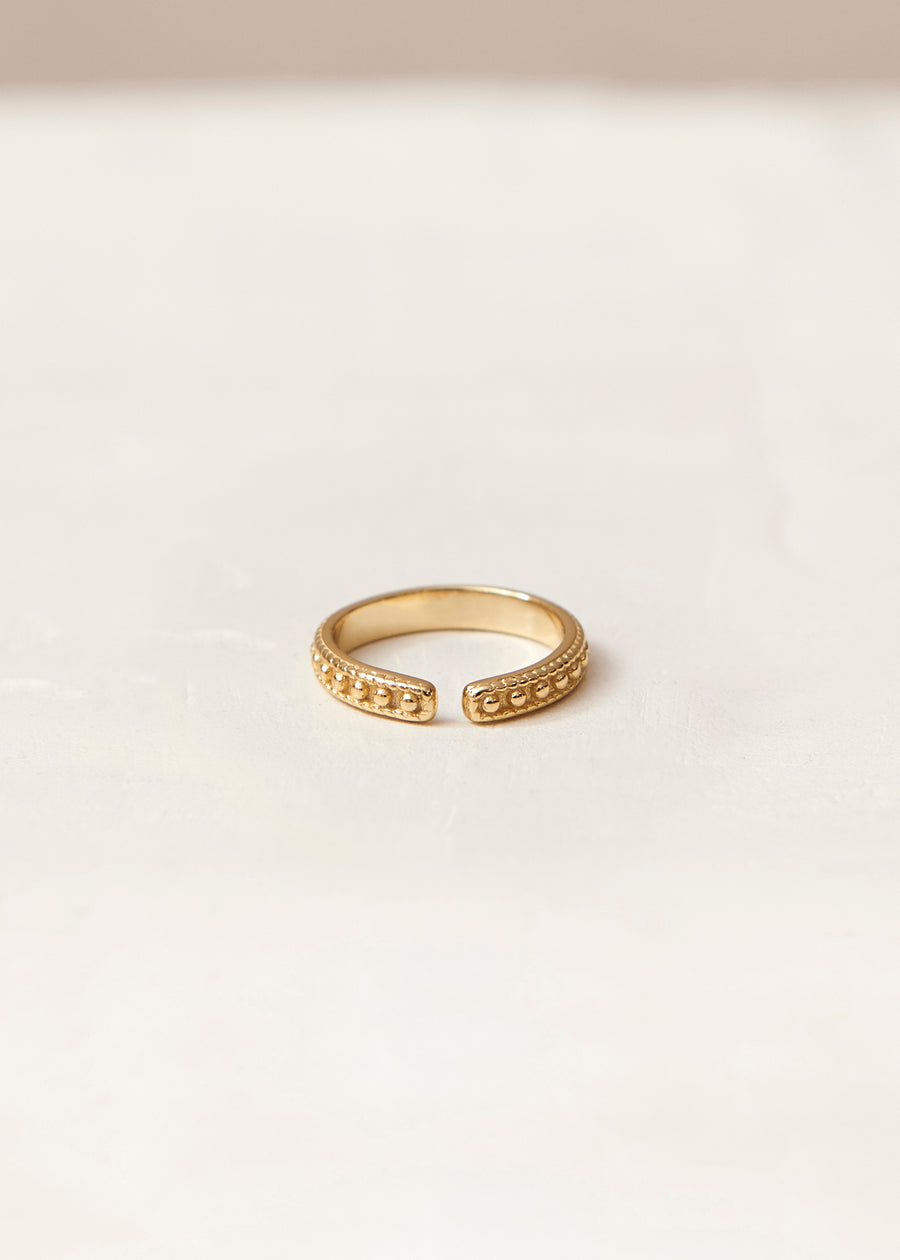 Radix 18k Gold Plated Sterling Silver Ring