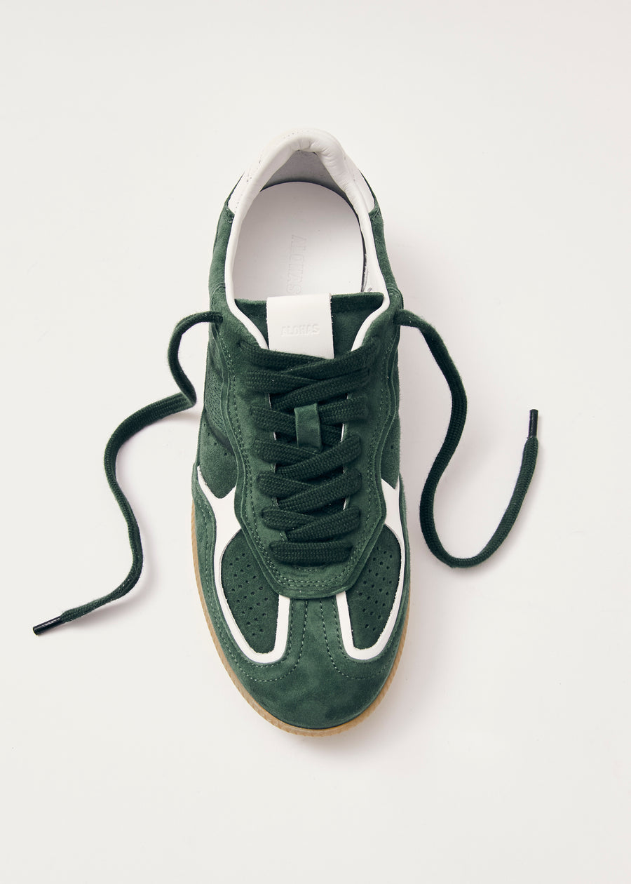 Tb.490 Rife Forest Green Leather Sneakers