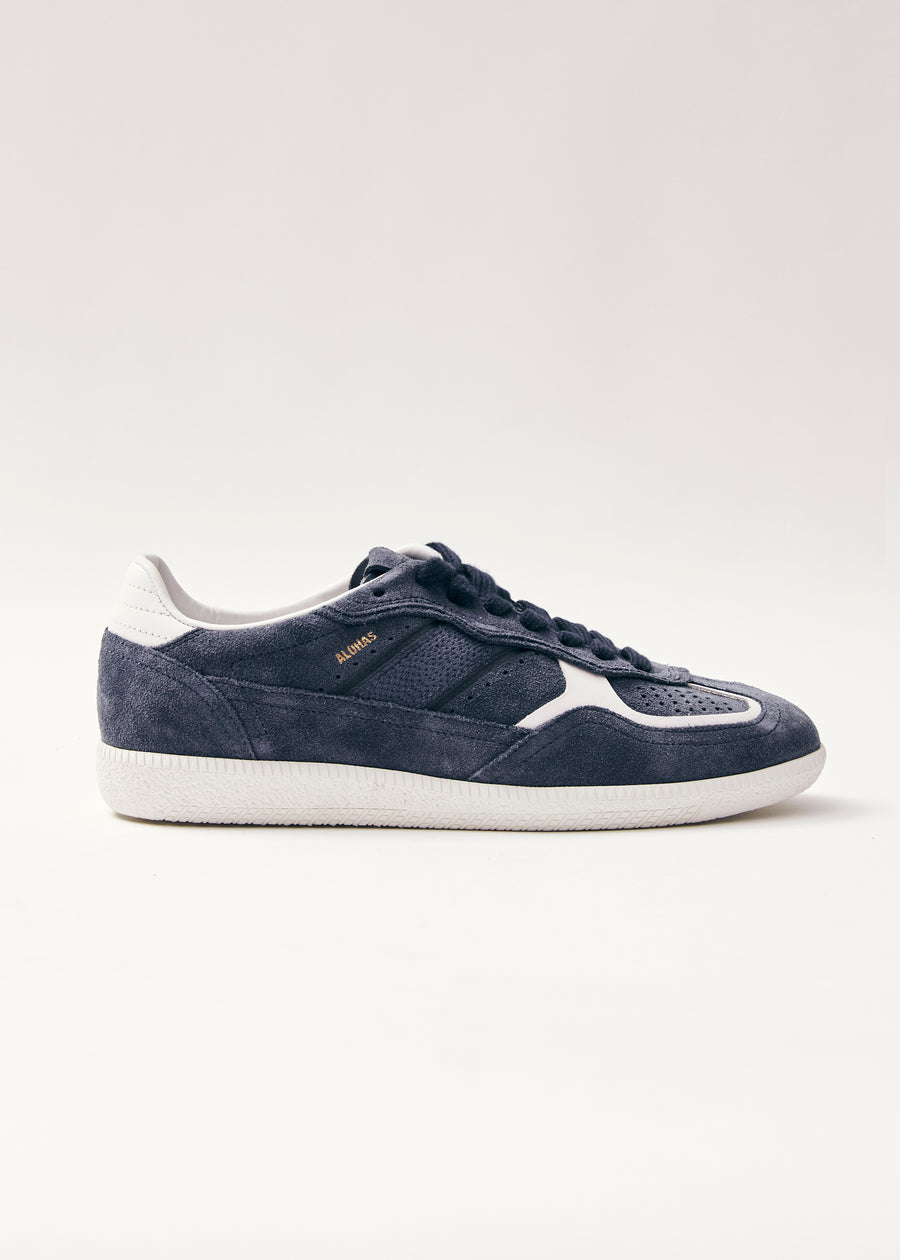Tb.490 Rife Navy Blue Leather Sneakers
