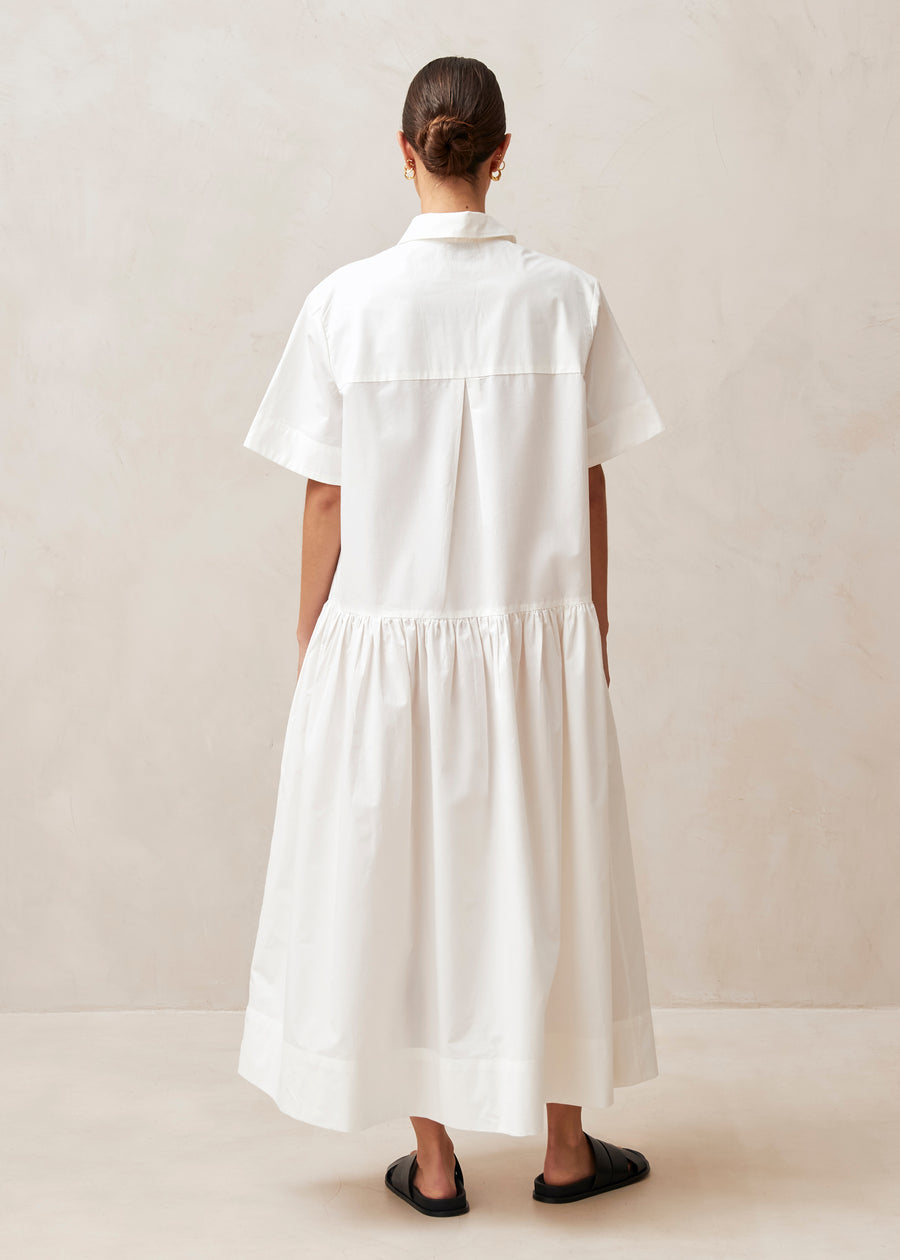 Bay White Midi Dress