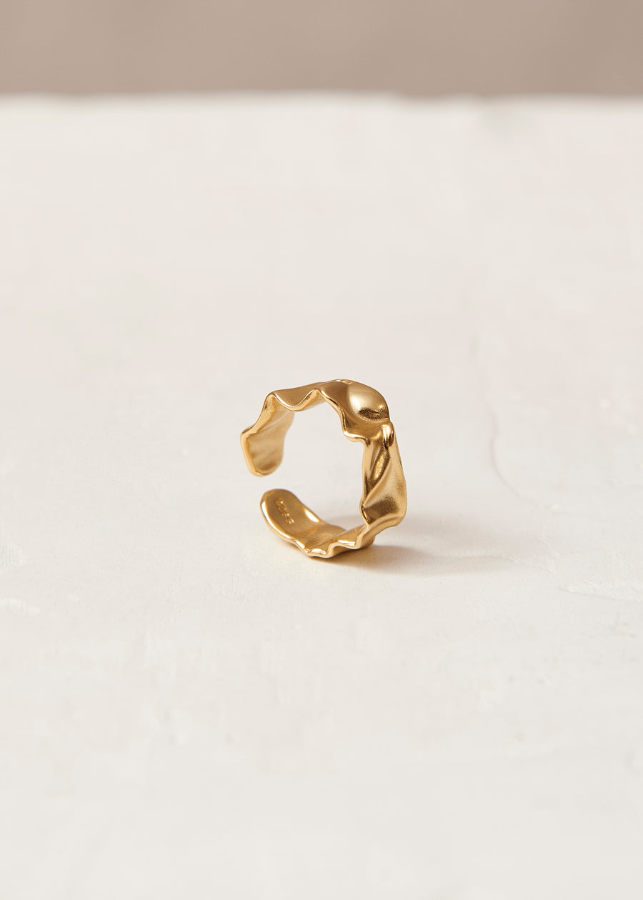 Rochester 18K Gold Plated Sterling Silver Ring