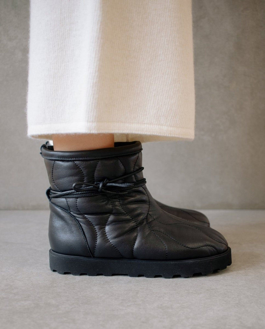 Bounce Black Ankle Boots ALOHAS