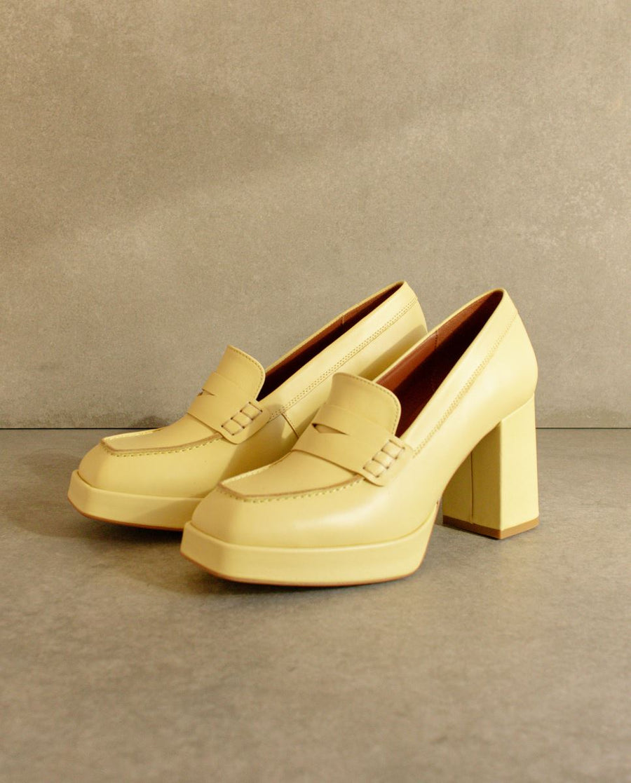 Busy Colorblock Mellow Yellow Loafers ALOHAS