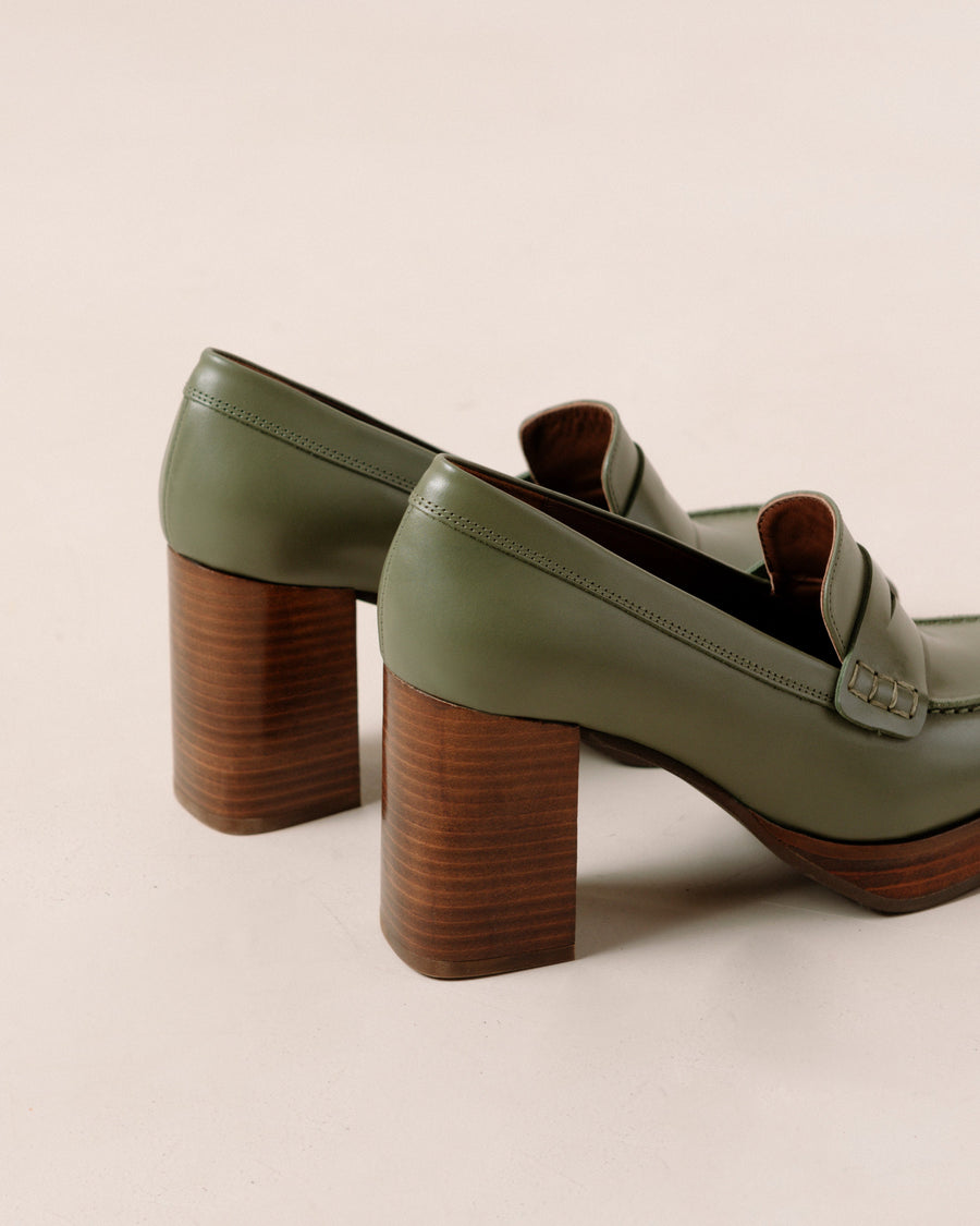 Busy Dusty Olive Loafers ALOHAS