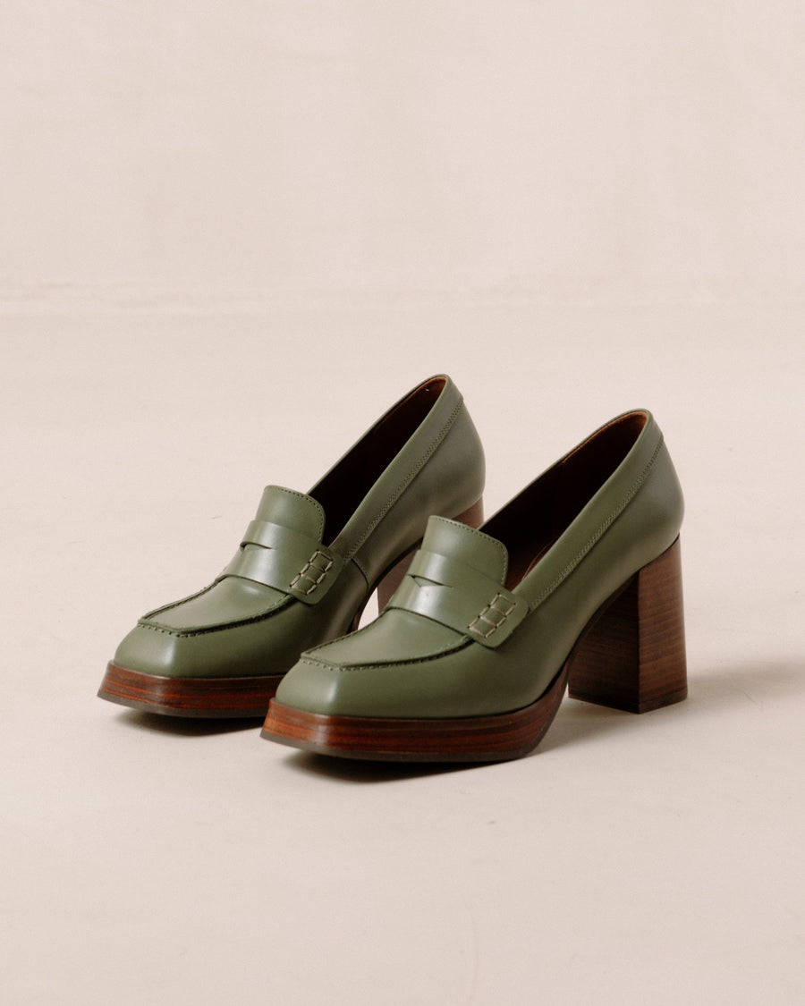 Busy Dusty Olive Loafers ALOHAS