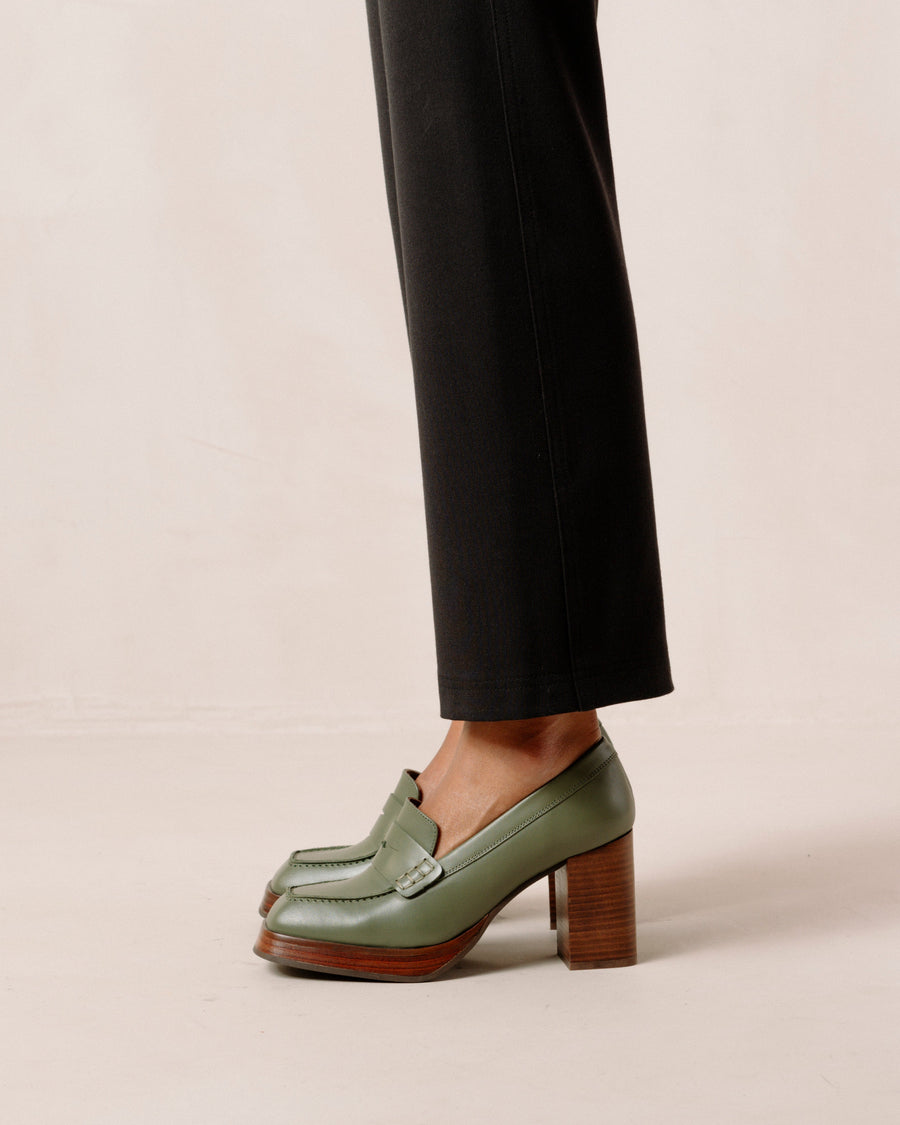 Busy Dusty Olive Loafers ALOHAS
