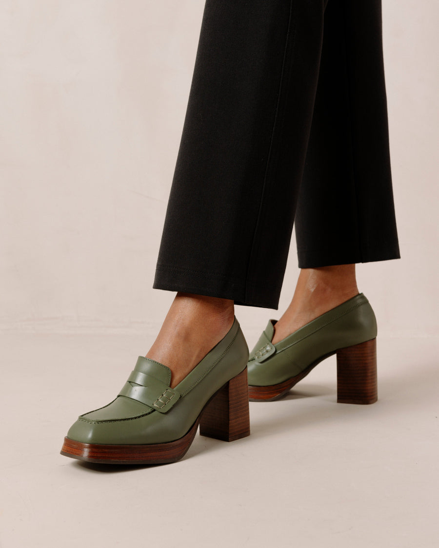 Busy Dusty Olive Loafers ALOHAS