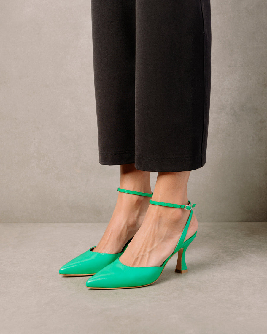 Cinderella Neon Green Pumps ALOHAS