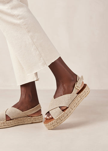 Espadrille beige deals