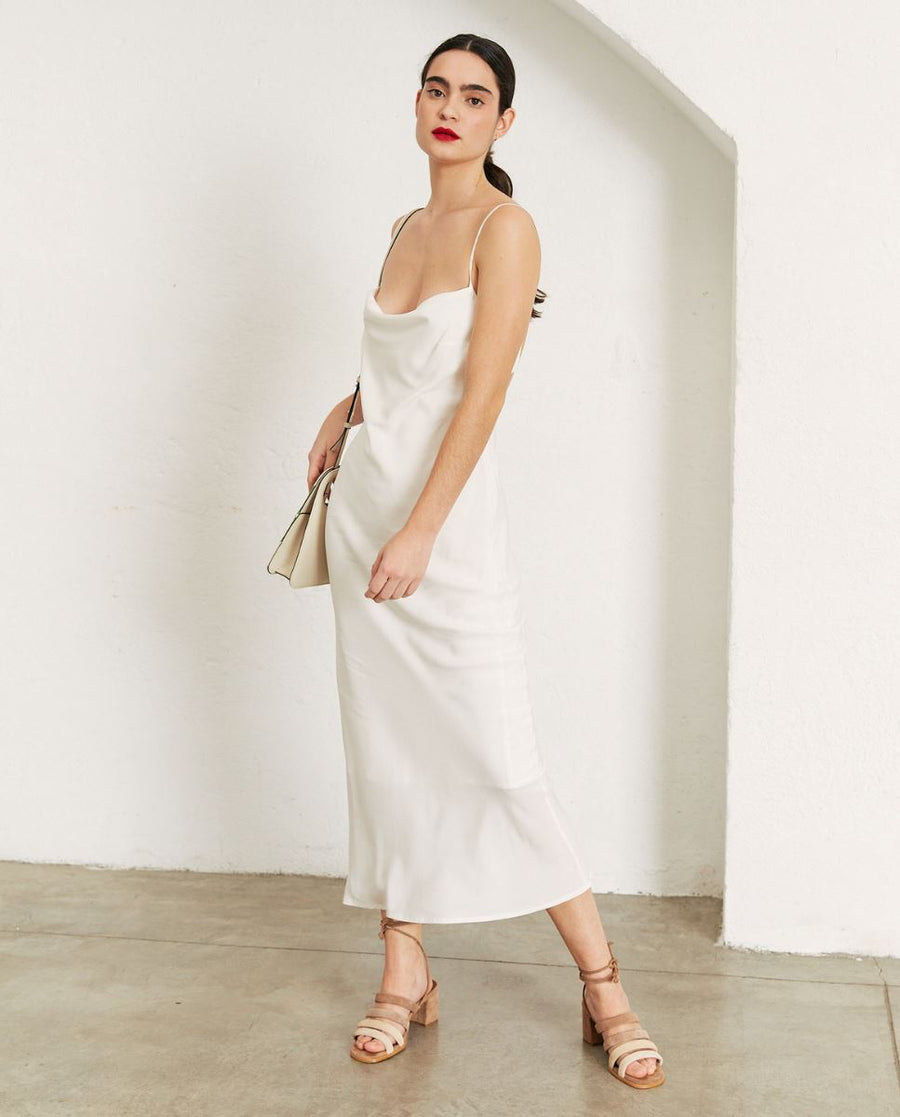 Crucero Cream Maxi Dress Dresses ALOHAS