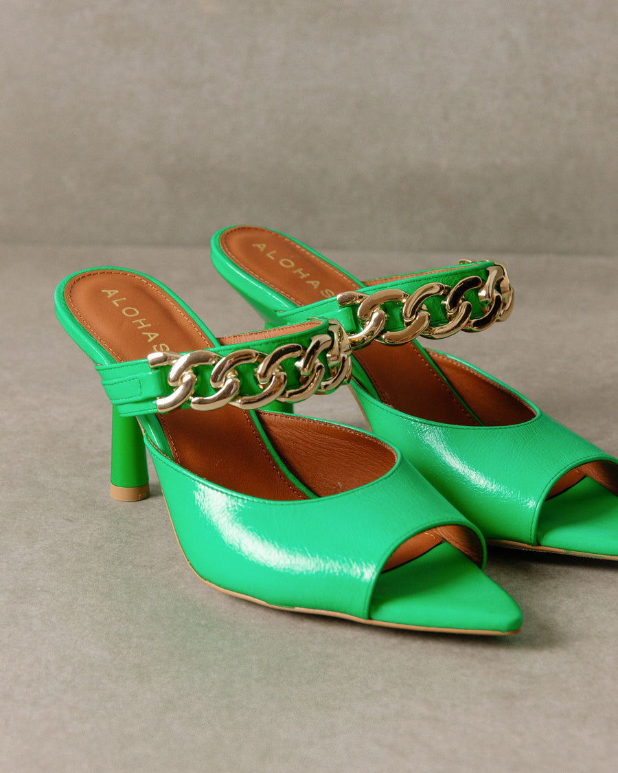 Daisy Neon Green Sandals ALOHAS