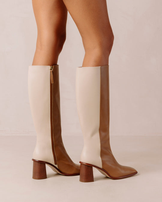 East Camel Cream Boots
