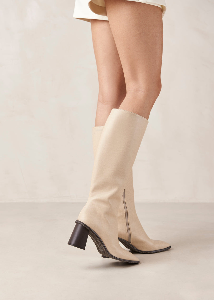 East Corn Stone Beige Boots ALOHAS