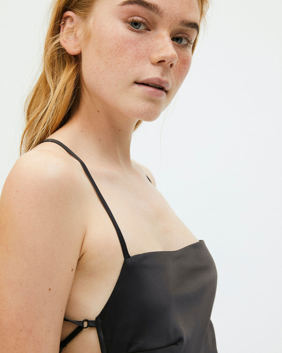 Fuzzy Dress Black Dresses ALOHAS