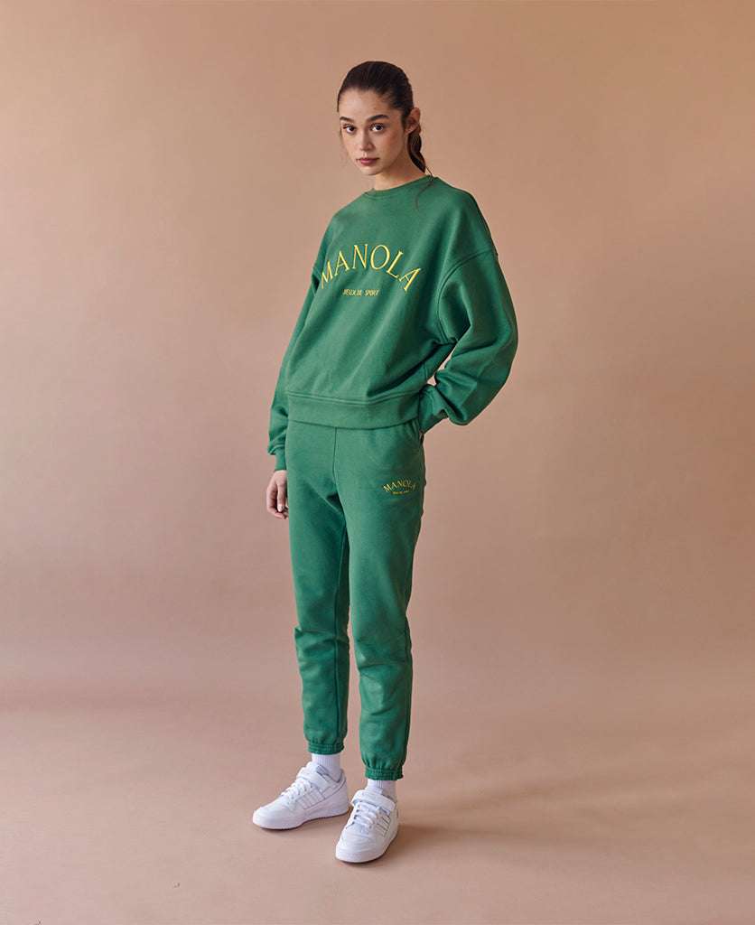 Iconic Sweatpants Dark Green Pants TheManola