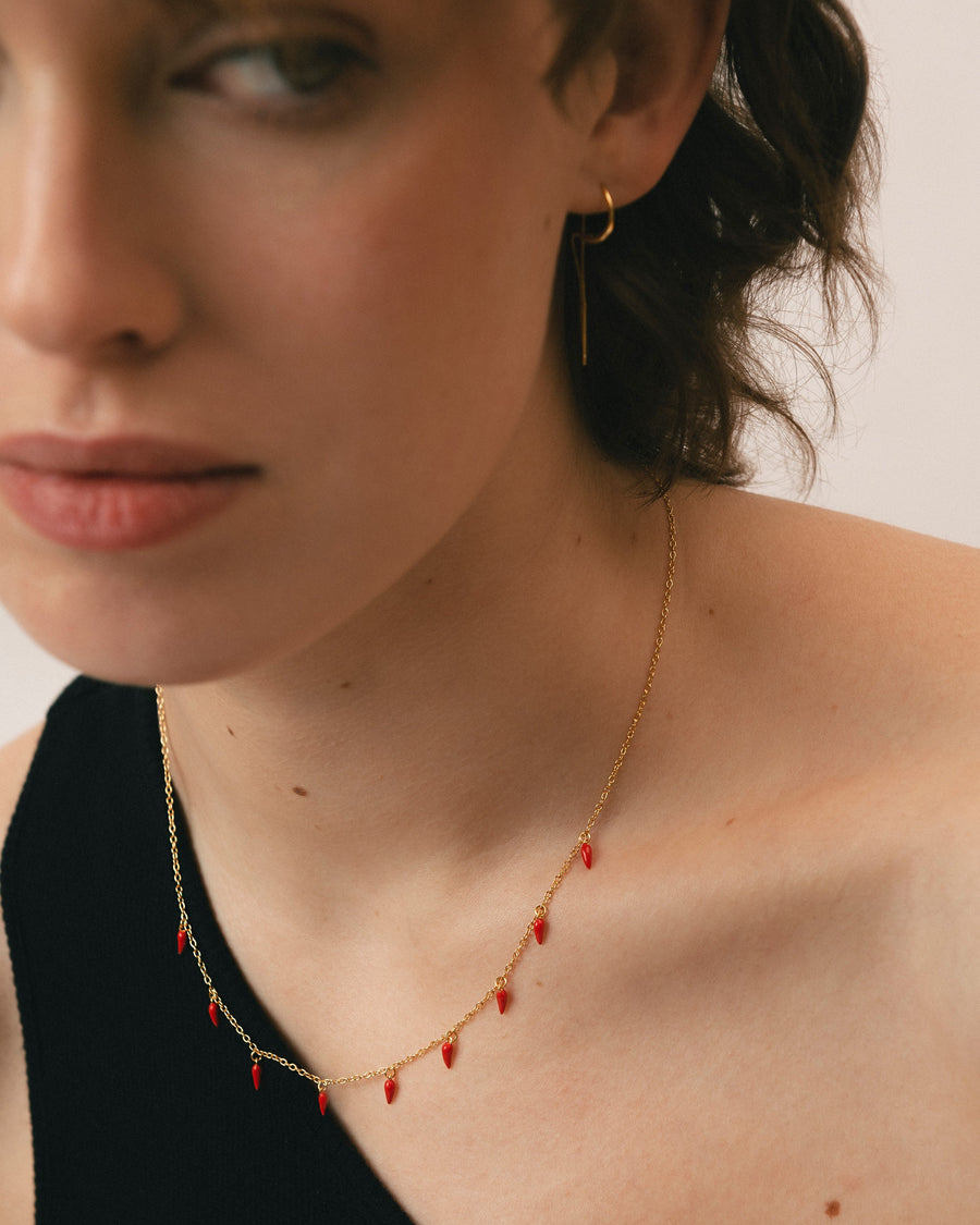Jalapeno Red Earring Necklaces ALOHAS