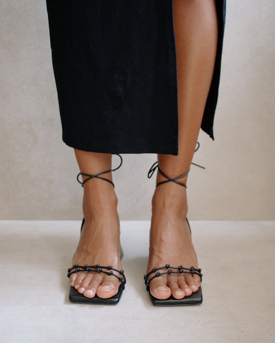 Juniper Black Sandals ALOHAS