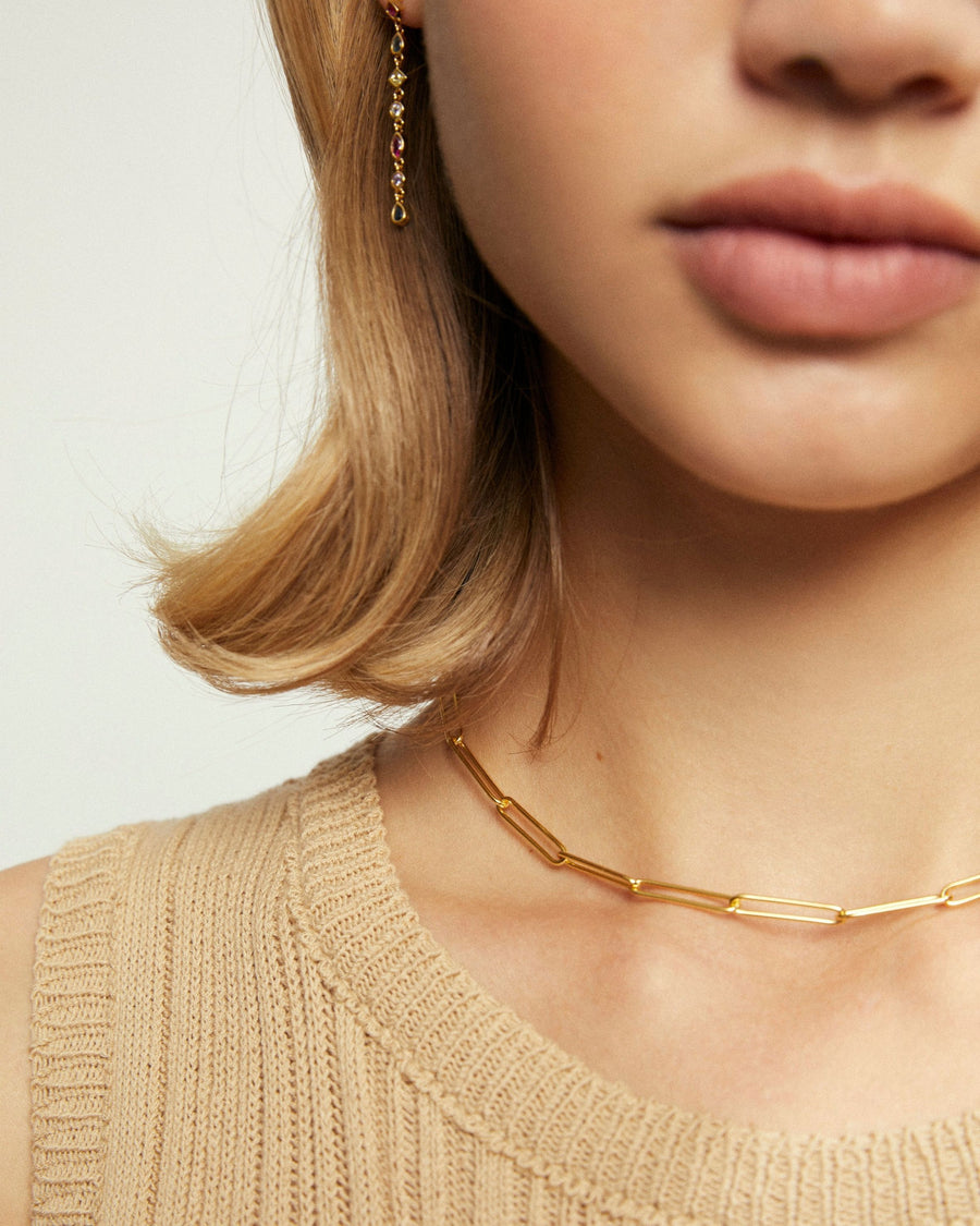 Linked Up Necklace Gold Necklaces ALOHAS