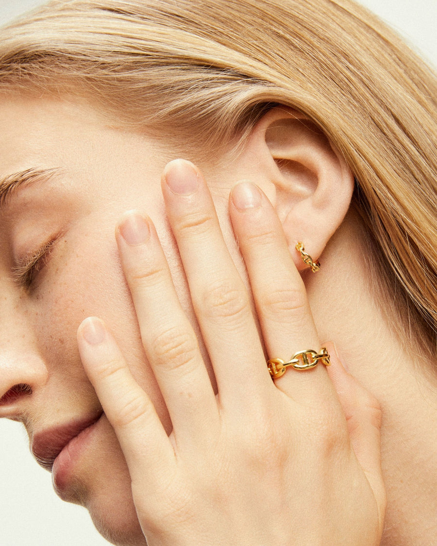 Lyra Earrings Gold Earrings ALOHAS