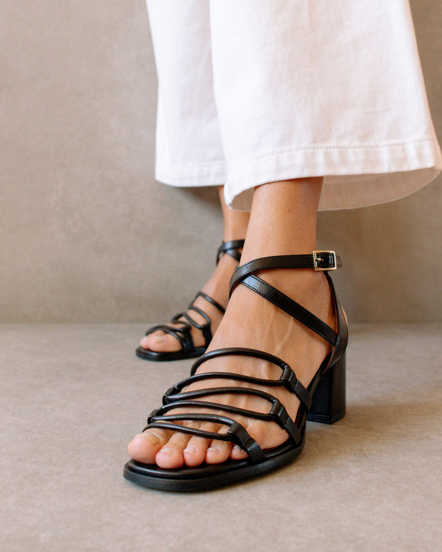 Mick Black Sandals Sandals Svegan