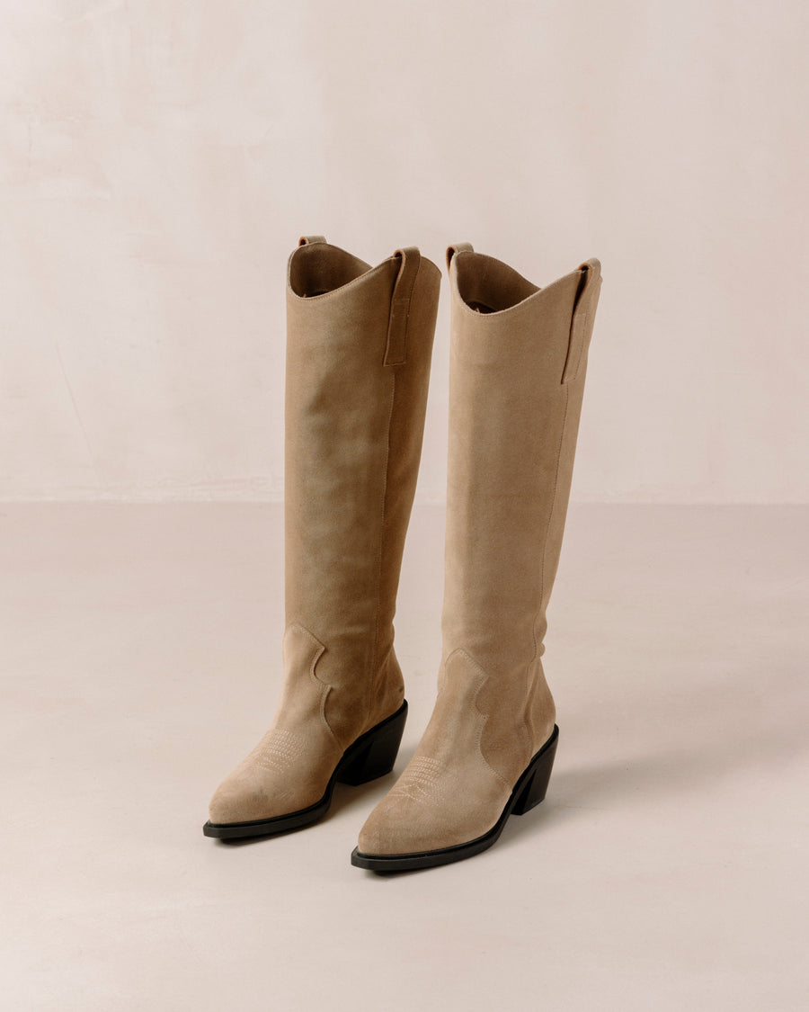 Mount Suede Desert Taupe Boots ALOHAS