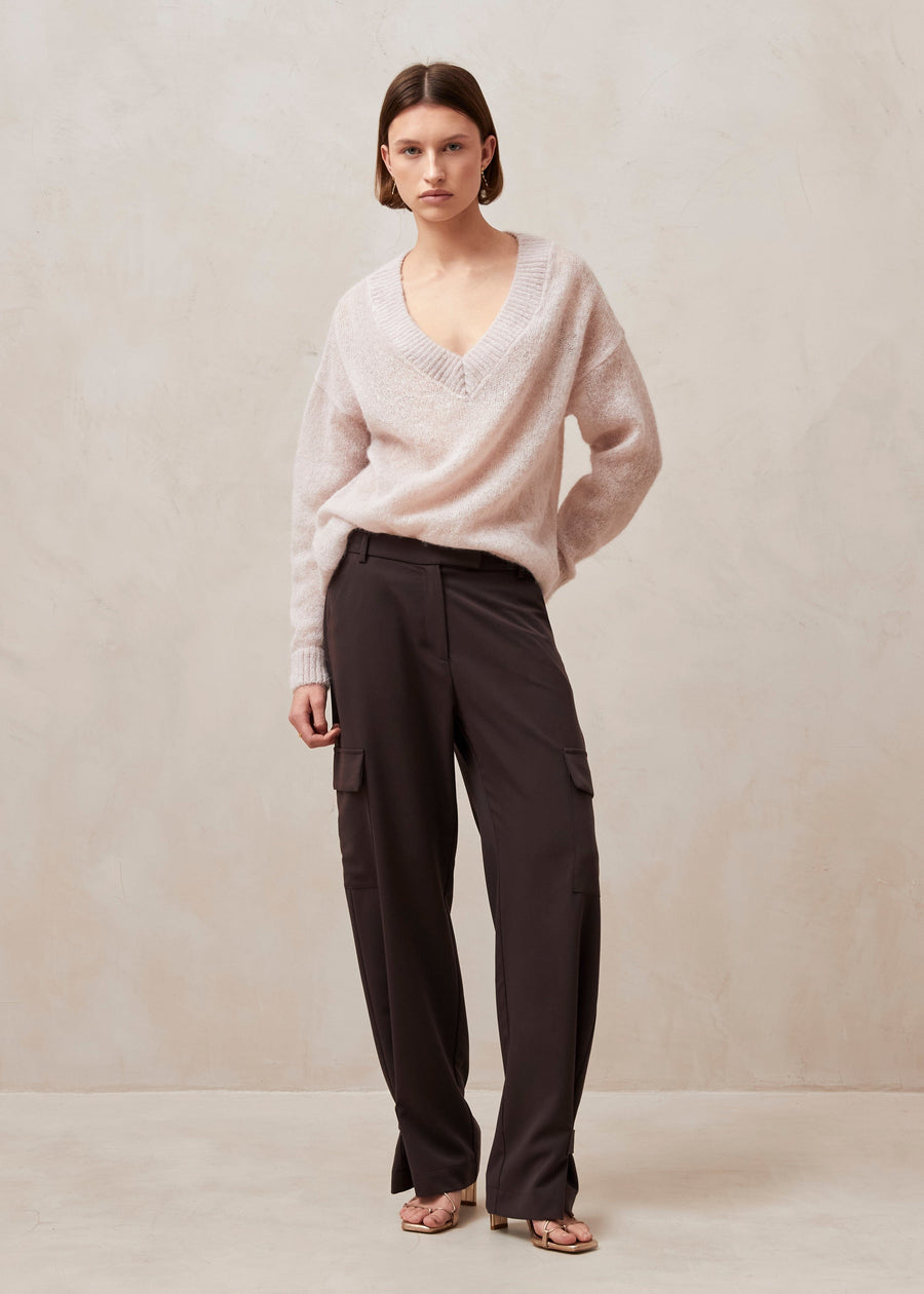 Pomeda Light Lilac Sweater Sweaters ALOHAS