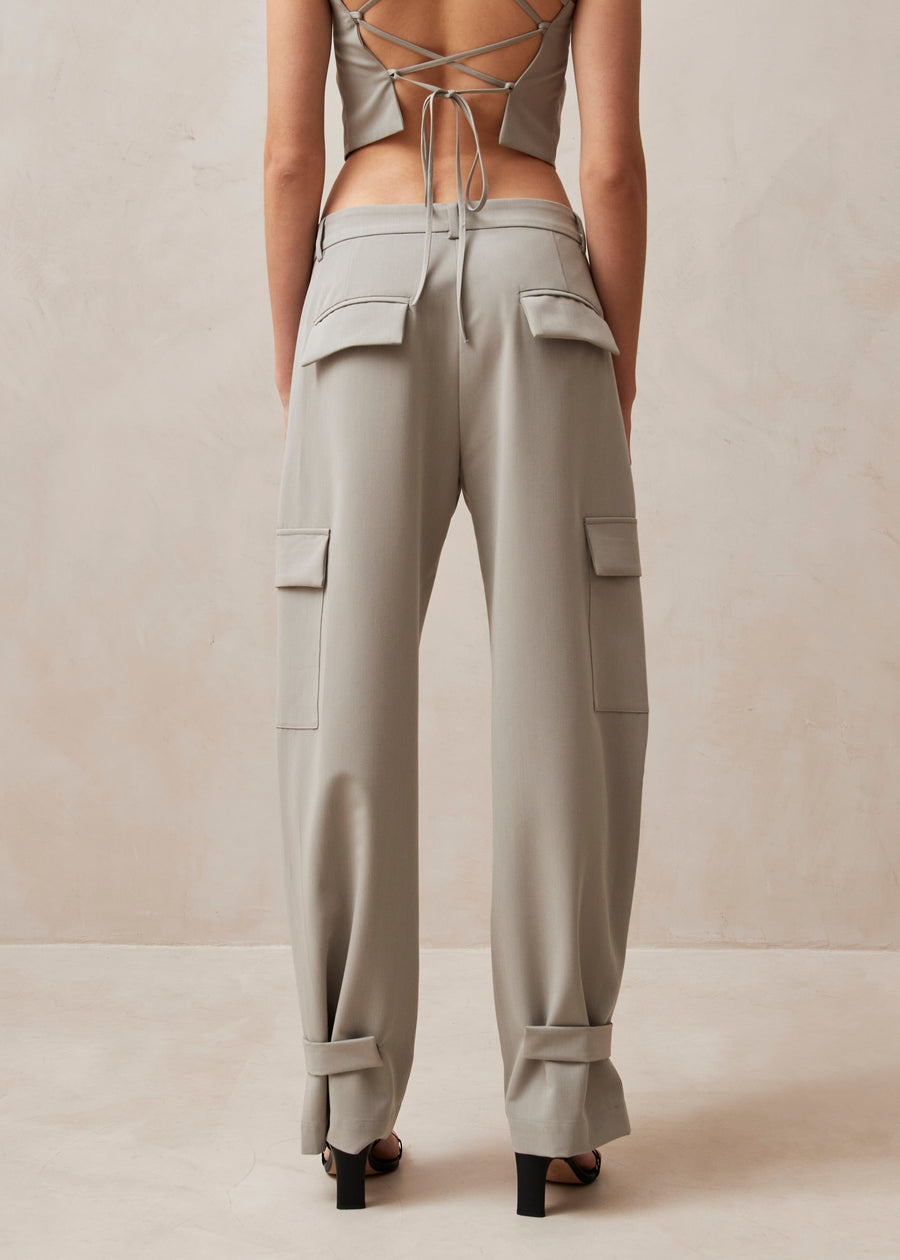 Rita Light Green Pants Pants ALOHAS