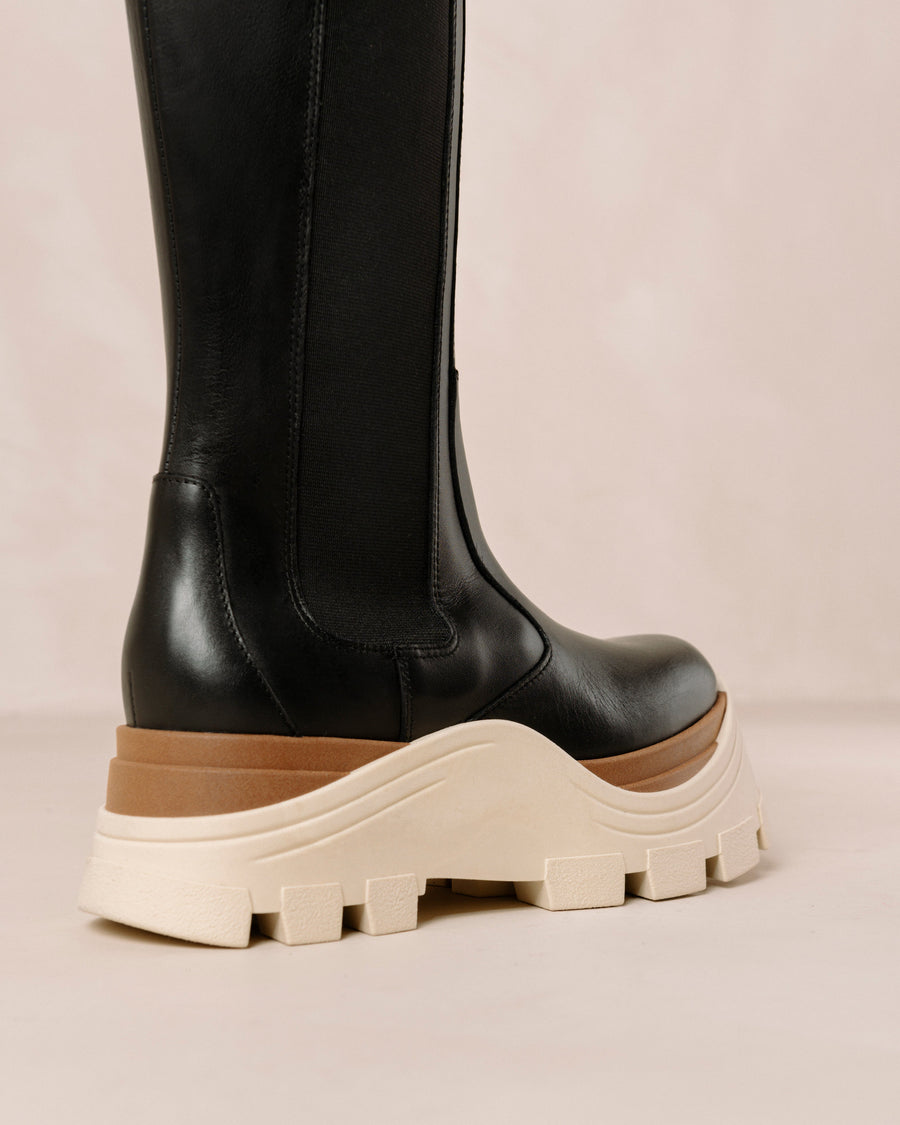 Roxie Marcona Black Boots ALOHAS