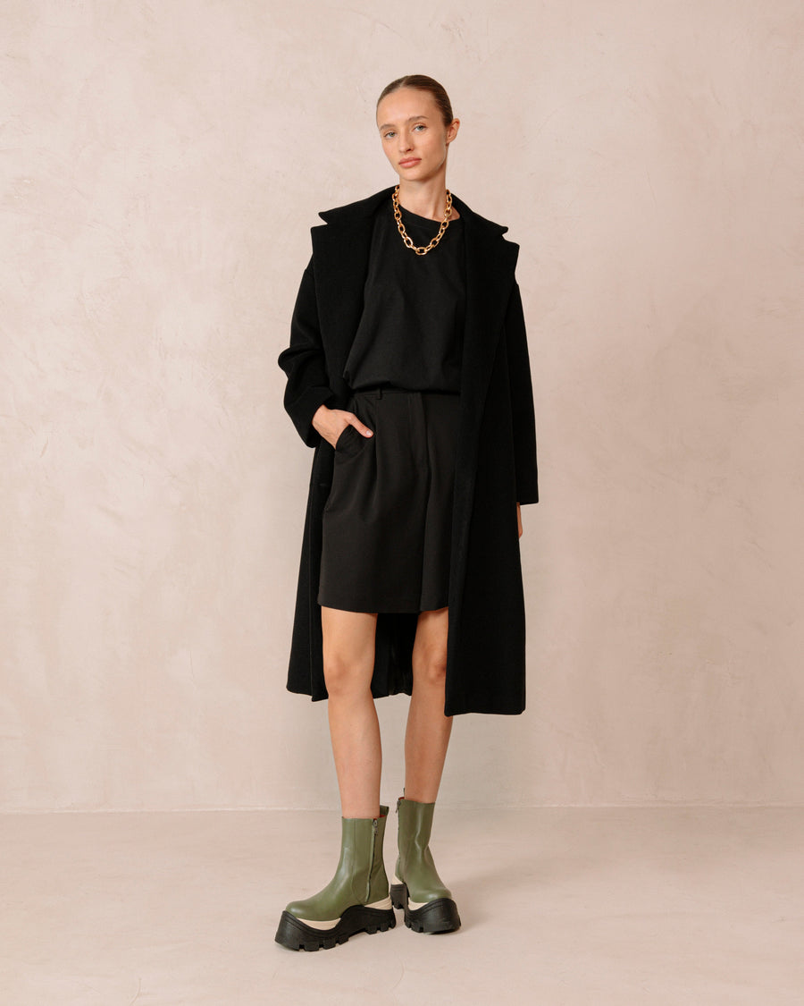 Sapphire Chess Dusty Olive Ankle Boots ALOHAS