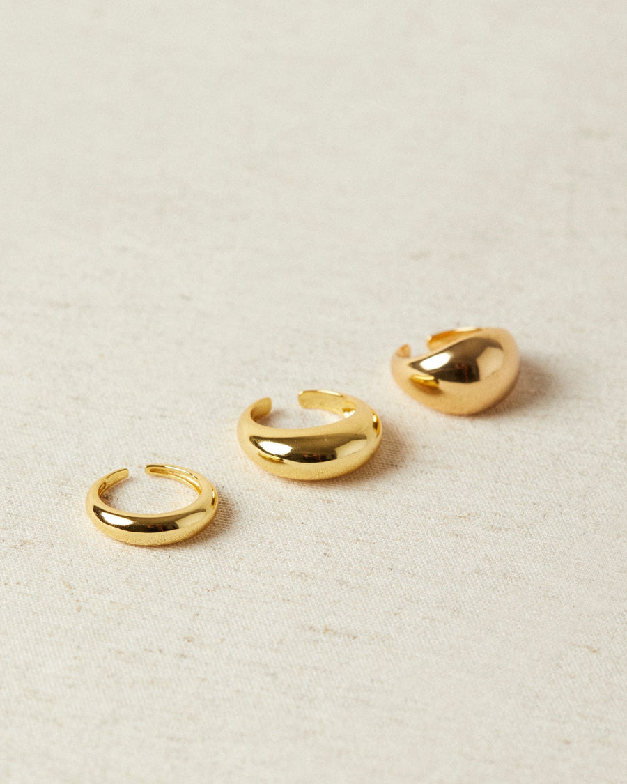 Simple Maxi Ring Gold Rings ALOHAS