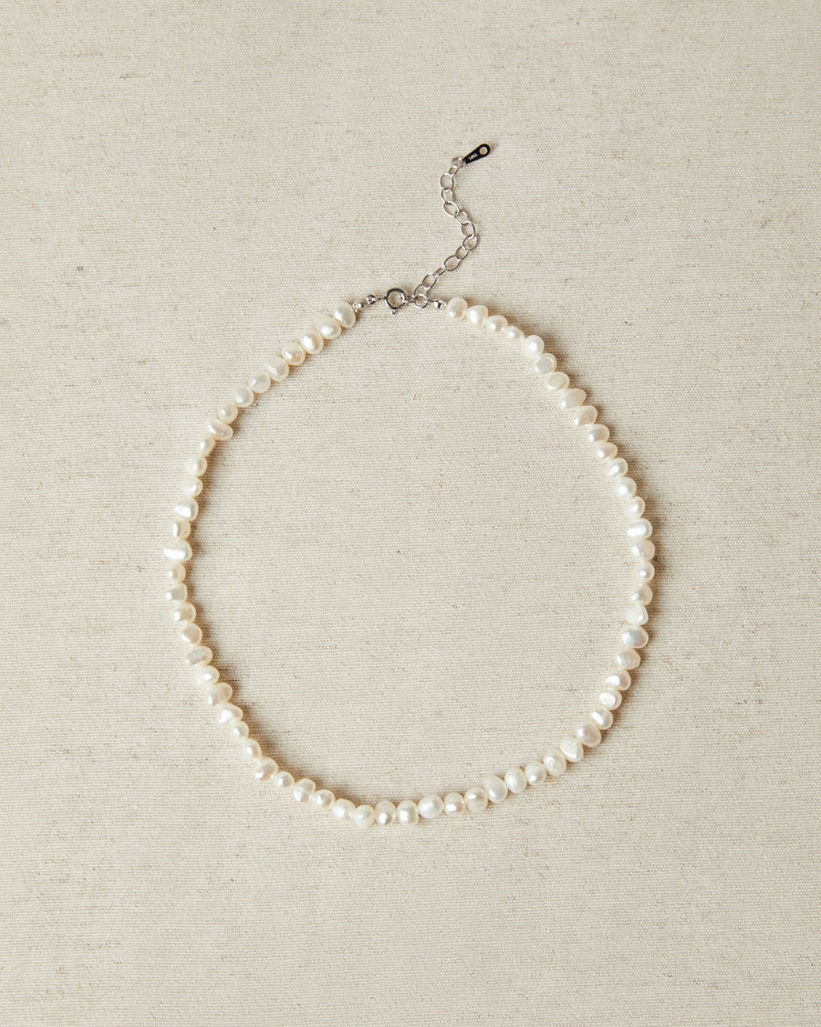 Simple Pearl Necklace Necklaces ALOHAS