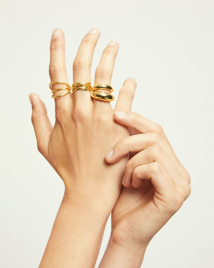Simple Ring Gold Rings ALOHAS