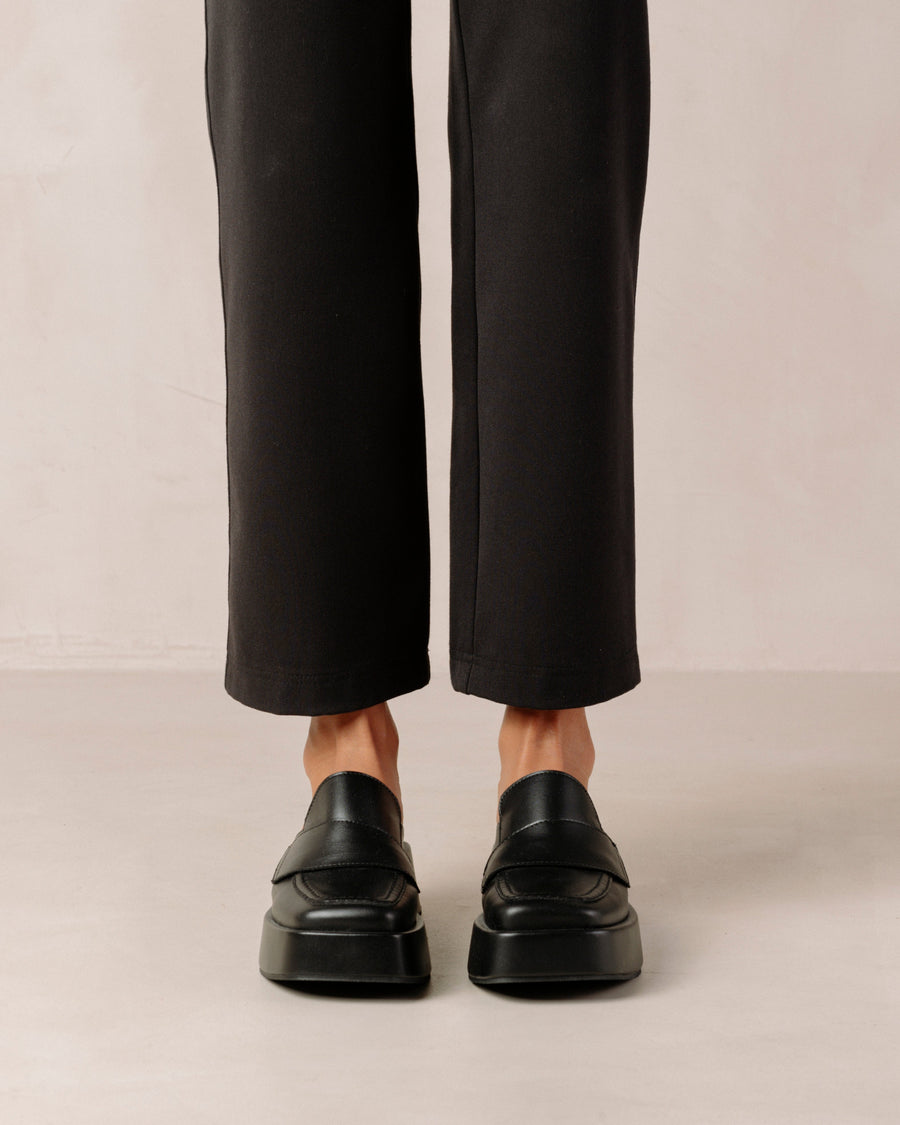 Tempera Black Loafers Loafers Svegan