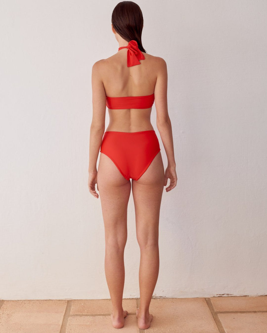 The Higher Red Bikini Bottom Bikini Bottoms TheManola