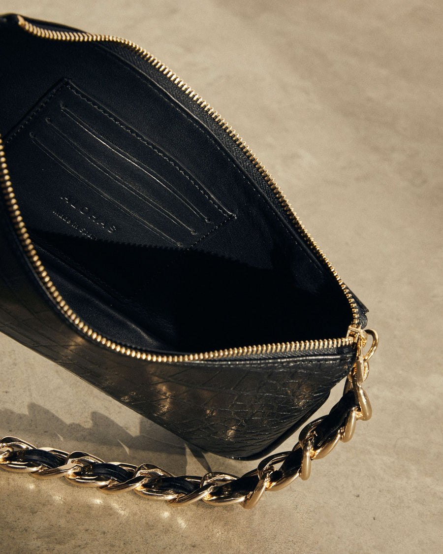 The S Exotic Black Handbags ALOHAS