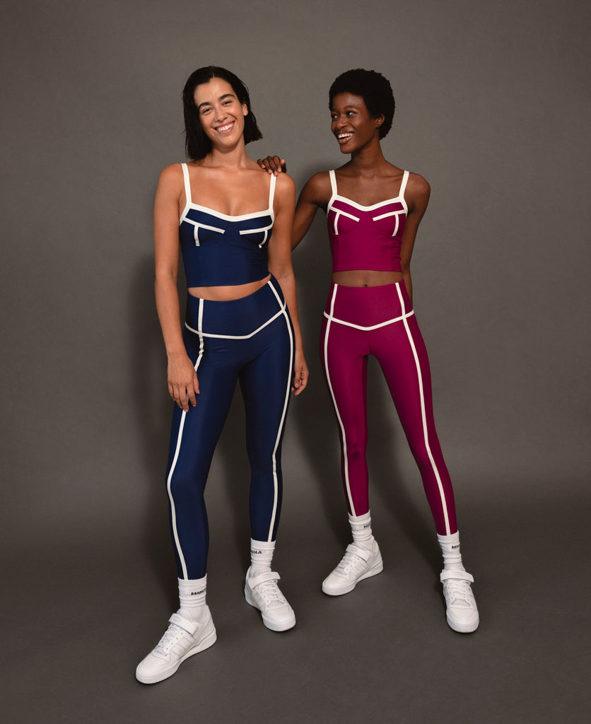 Top Arrow Rib Eclipse Blue Tops TheManola
