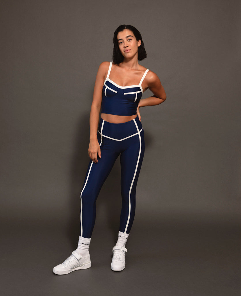 Top Arrow Rib Eclipse Blue Tops TheManola