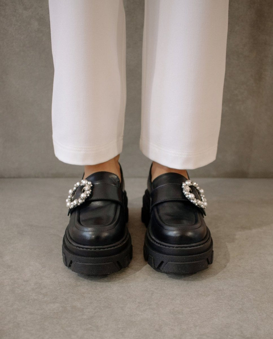 Trailblazer Crystal Black Loafers ALOHAS