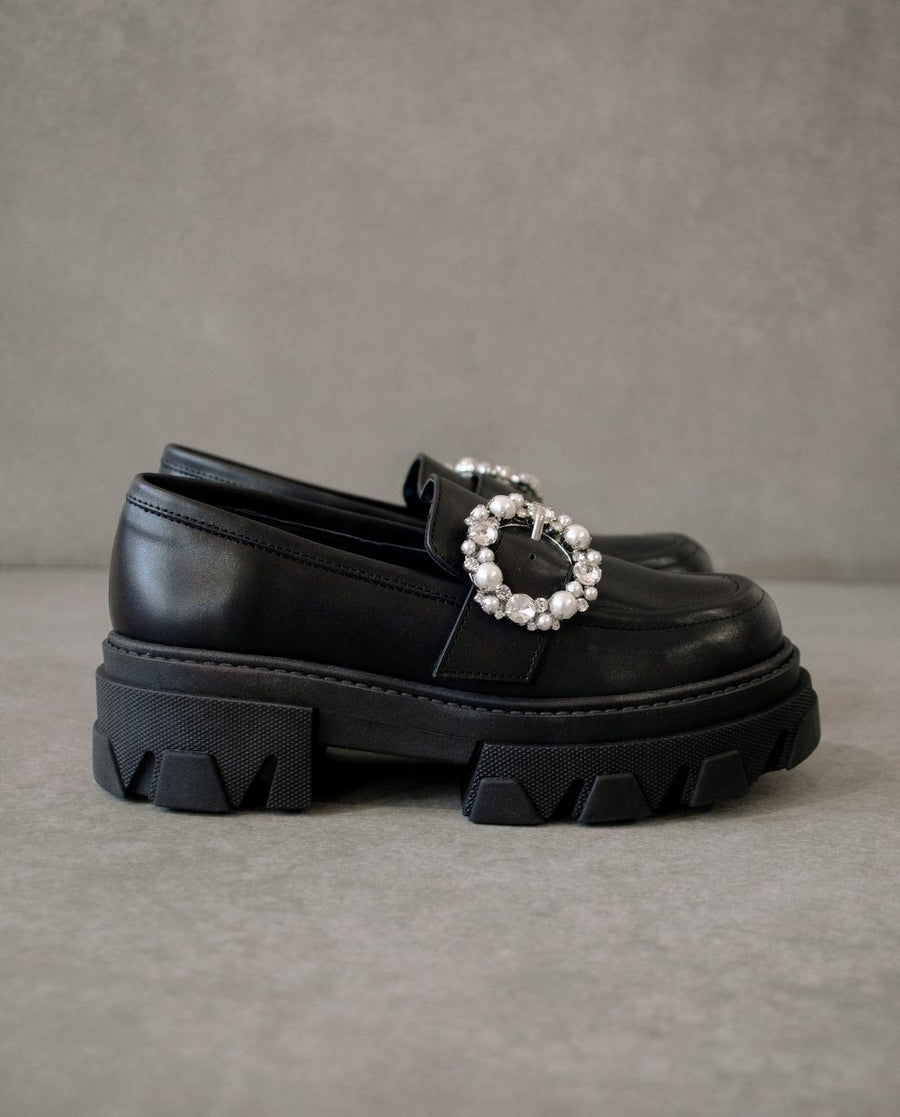 Trailblazer Crystal Black Loafers ALOHAS