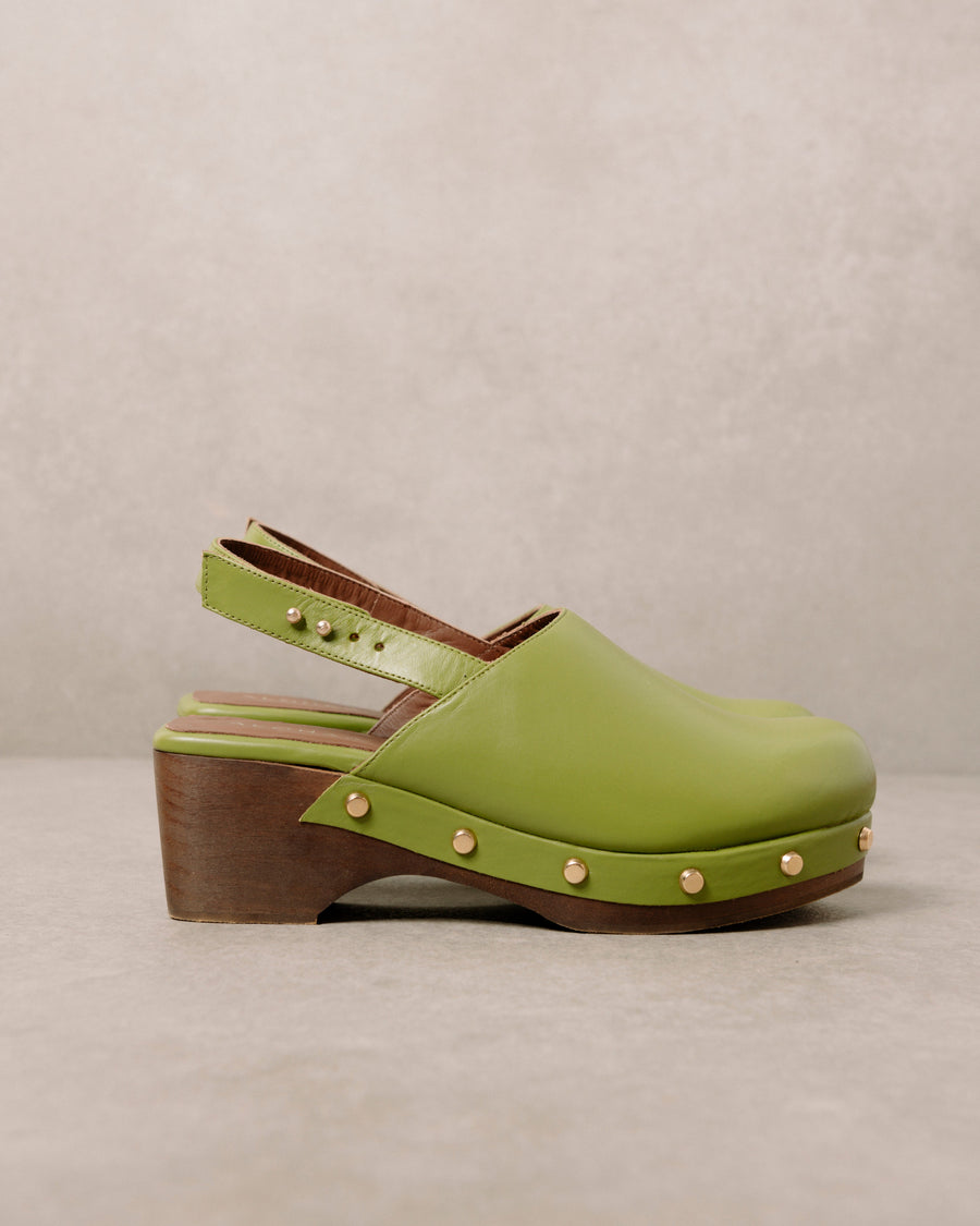 Vinyl Evergreen Mules ALOHAS