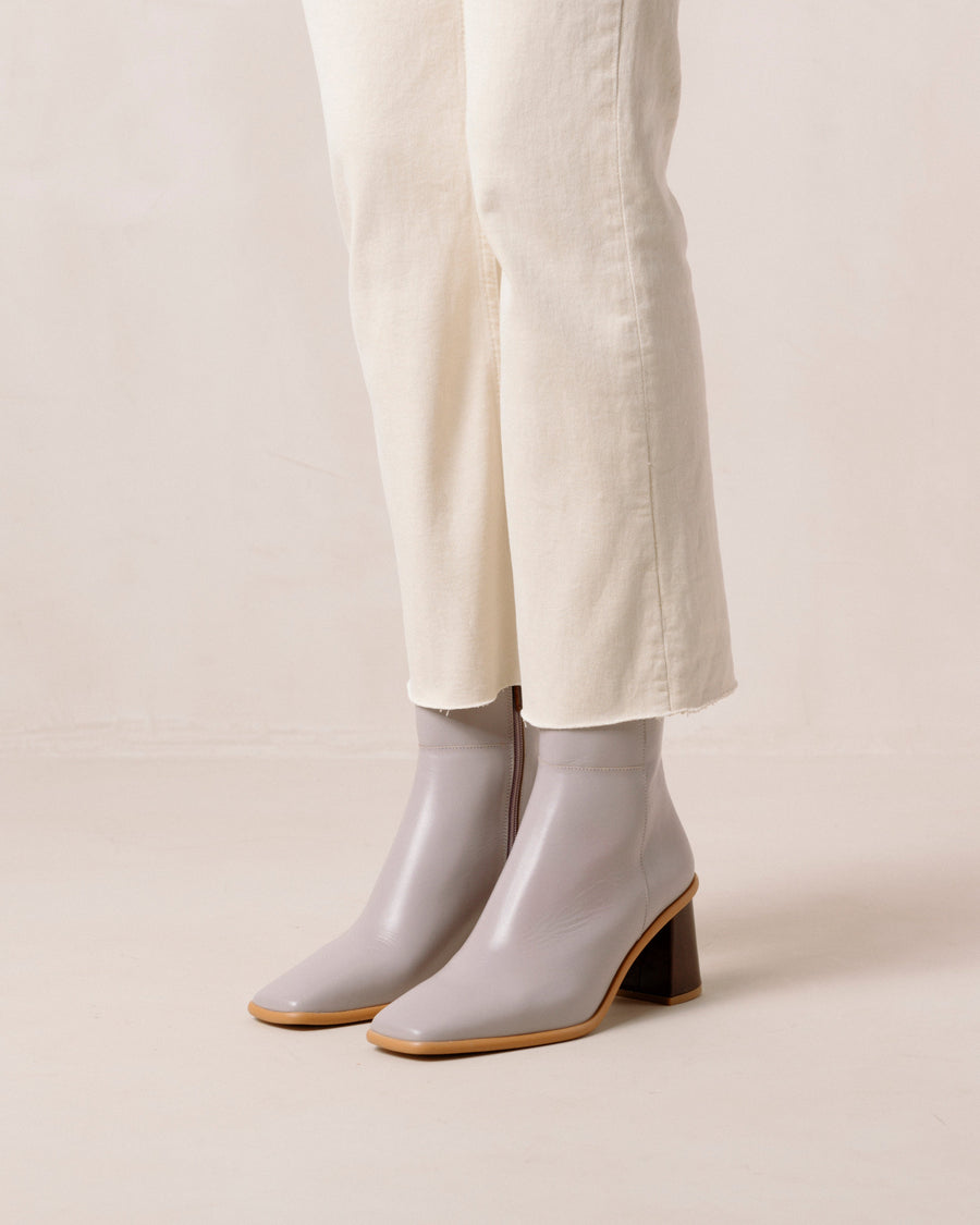 West Vintage Mauve Ankle Boots ALOHAS